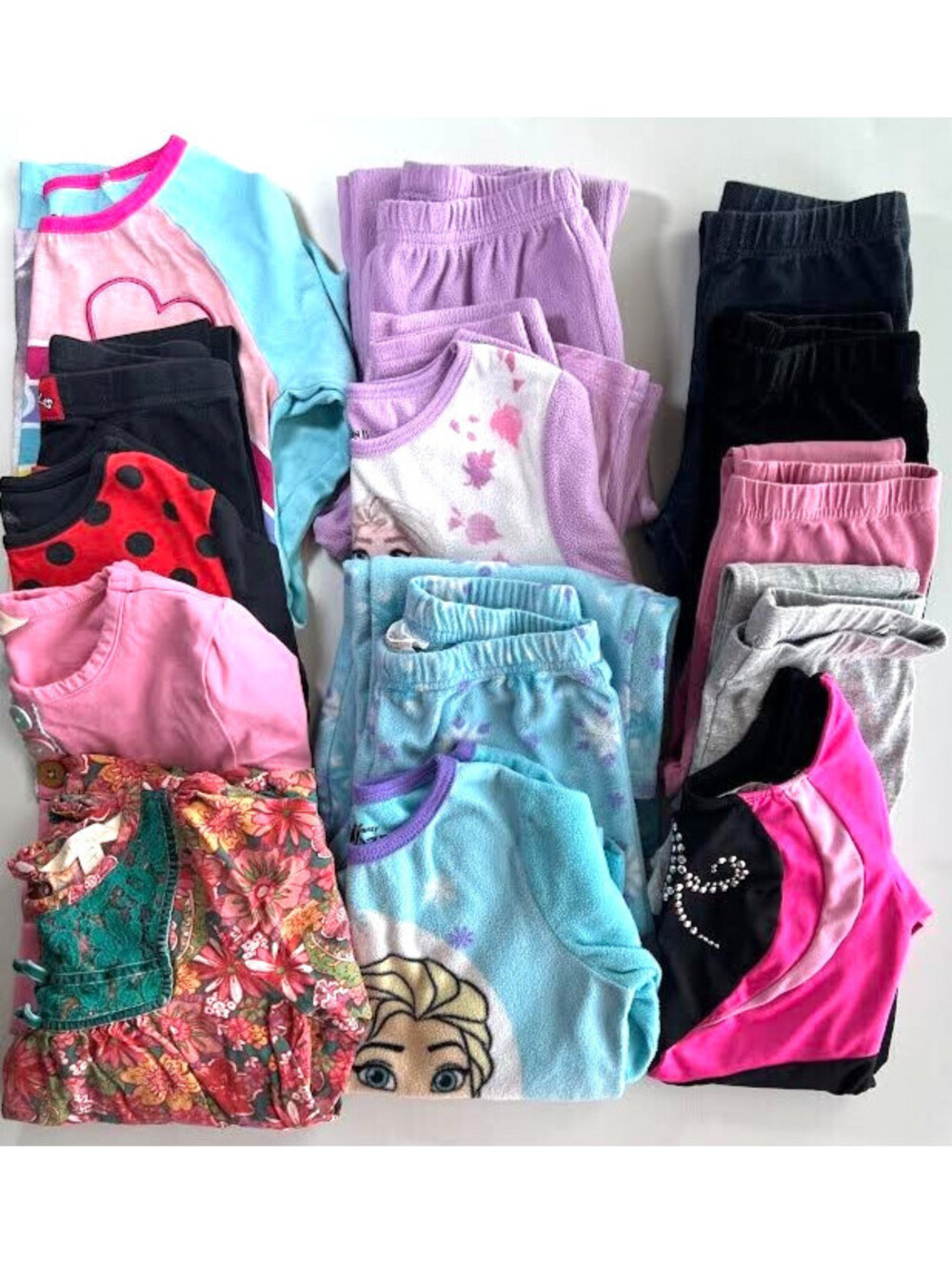 Girls' Clothes-Size 6/6X-Fall/Winter Lot of 11 Pieces, Includes Gymnastic Outfit